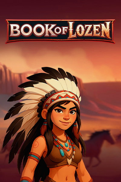 Obálka automatu Book of Lozen v lobby Kingmaker Casina